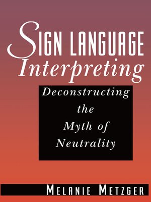 cover image of Sign Language Interpreting